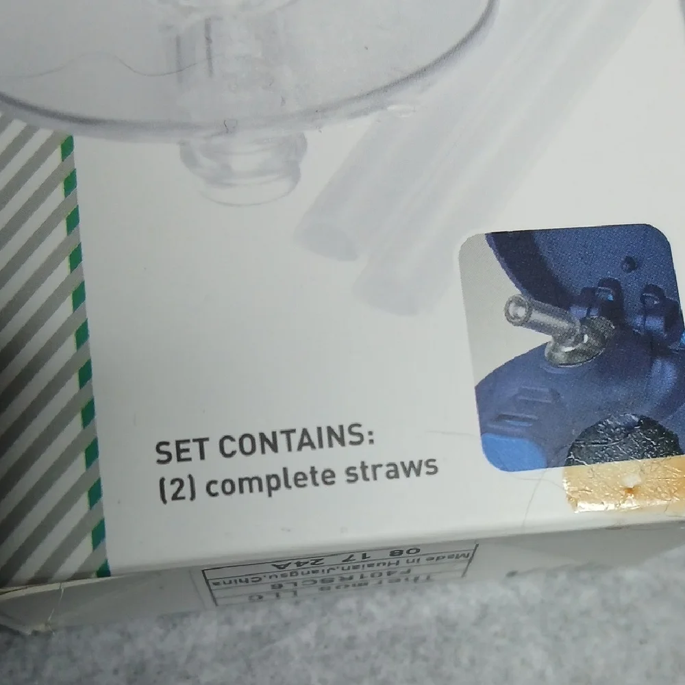 Thermos FUNtainer Clear Replacement Straws (2 Pack)